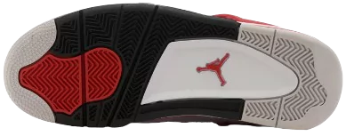 Back View of Jordan 4 Retro Red Cement